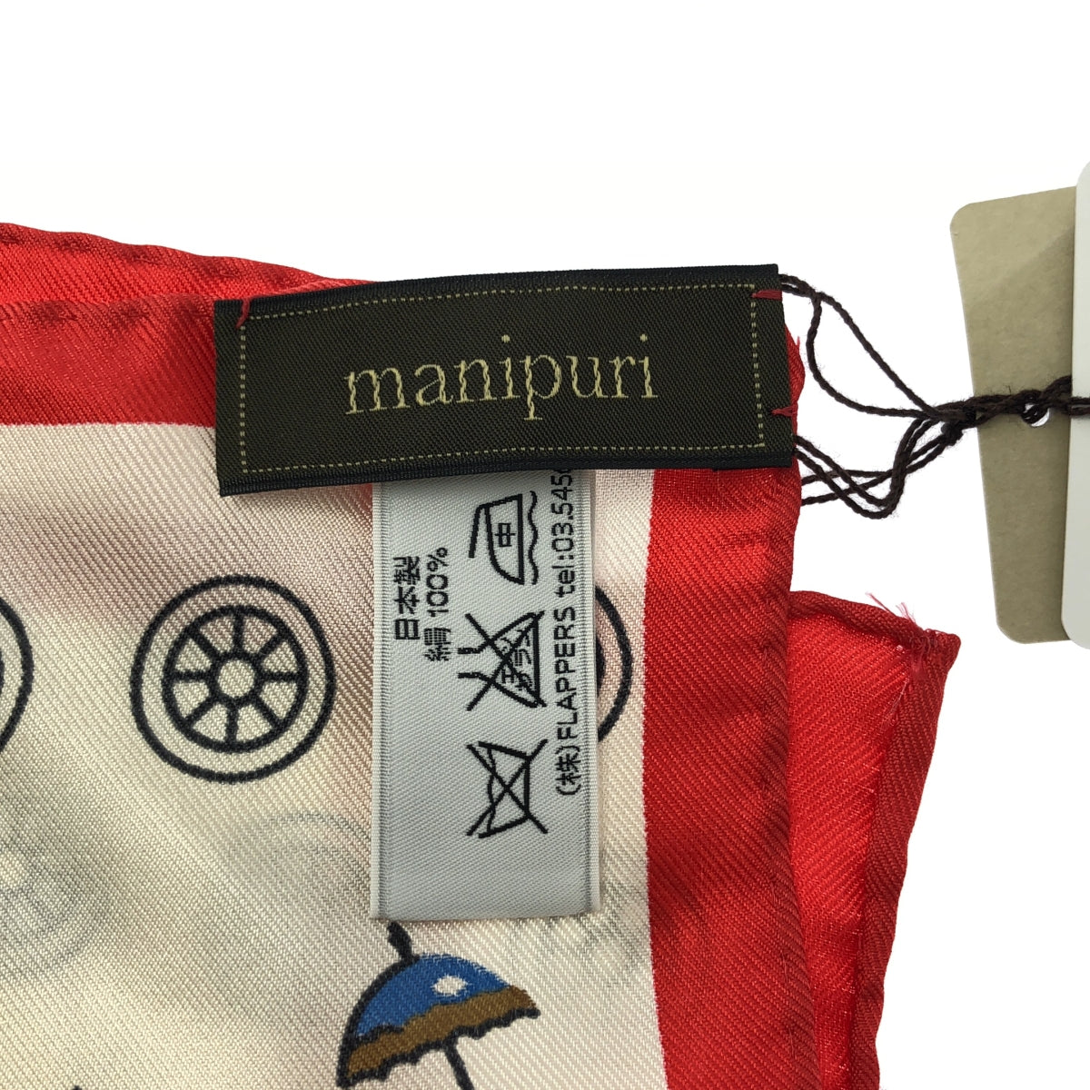 manipuri / 마니 푸리 | silk 100% / 실크 총무늬 스톨 스카프 |