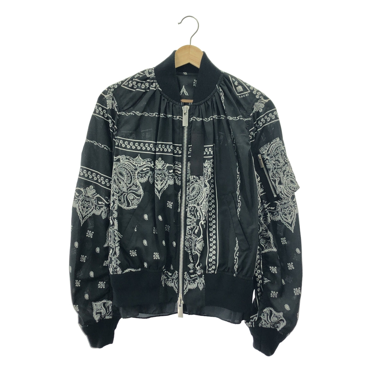 sacai / 사카이 | Bandana Print Bomber Jacket 반다나 프린트 폭격기 재킷 | 1 |