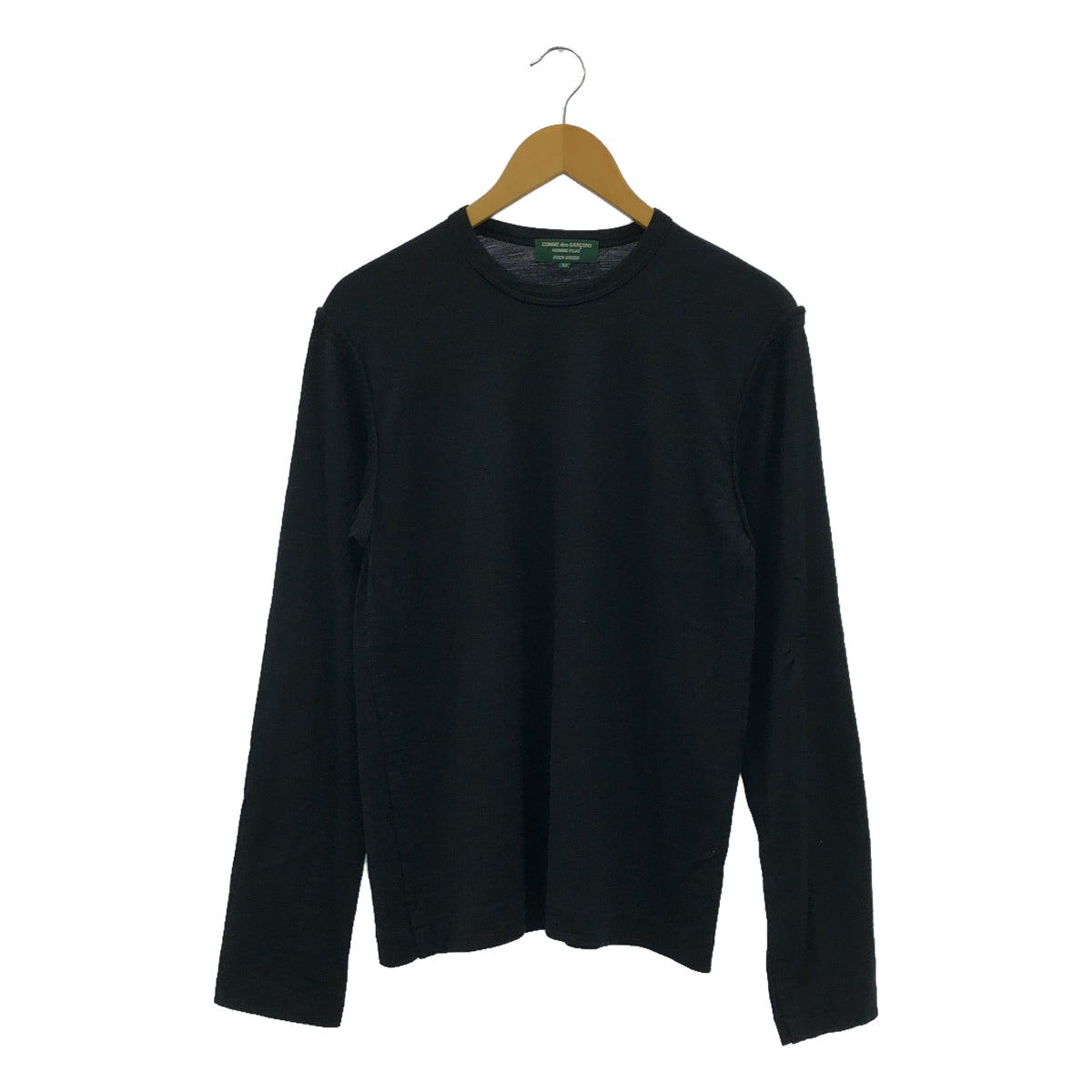 COMME des GARCONS HOMME PLUS / コムデギャルソンオムプリュス | EVER GREEN ウール プルオーバー ニット | M | ブラック | メンズ