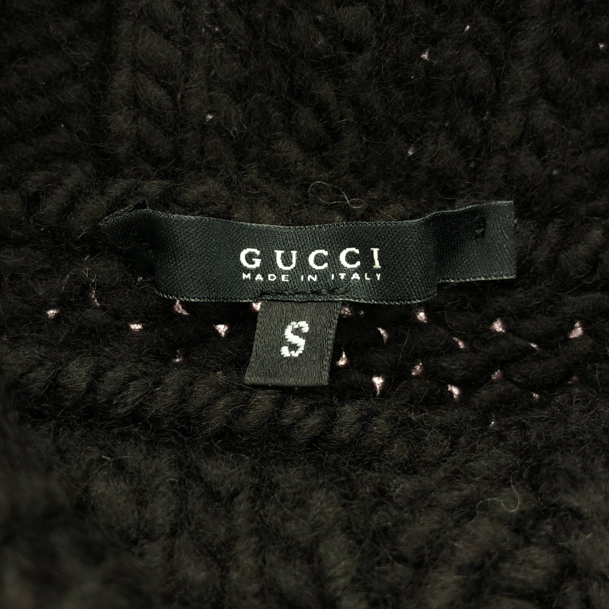 GUCCI / グッチ | ウール ナイロン タートルネック ノースリーブニット | S | レディース