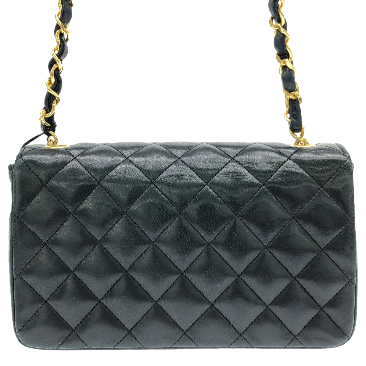 CHANEL / シャネル | レザー ミニ マトラッセ ココマーク ターンロック チェーン ショルダー バッグ | ブラック | レディース