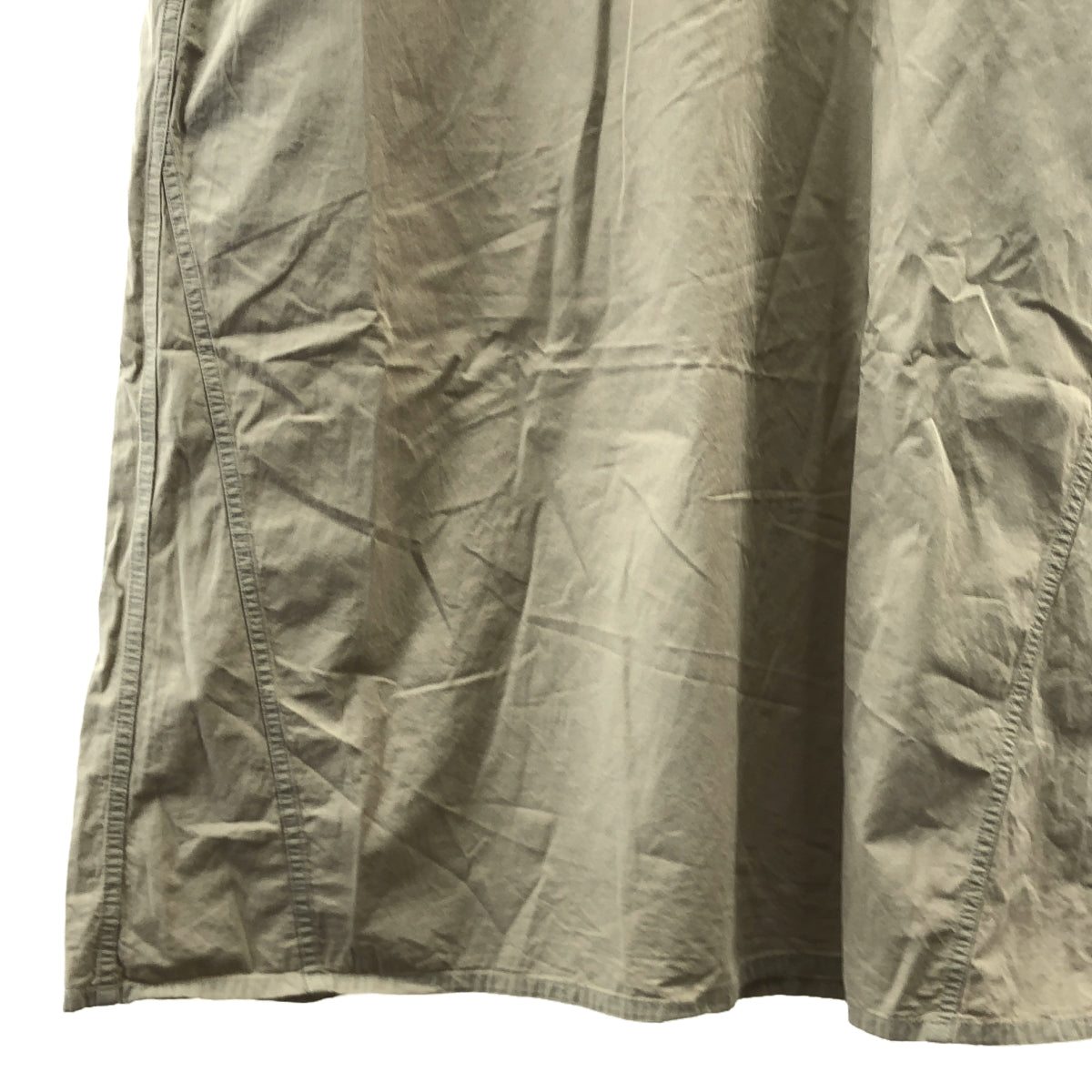 MHL. / MHL Margaret Howell | SANDED COTTON LINEN OP DRESS | 2 | Beige | Women's
