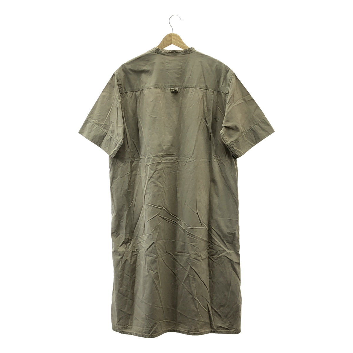 MHL. / MHL Margaret Howell | SANDED COTTON LINEN OP DRESS | 2 | Beige | Women's
