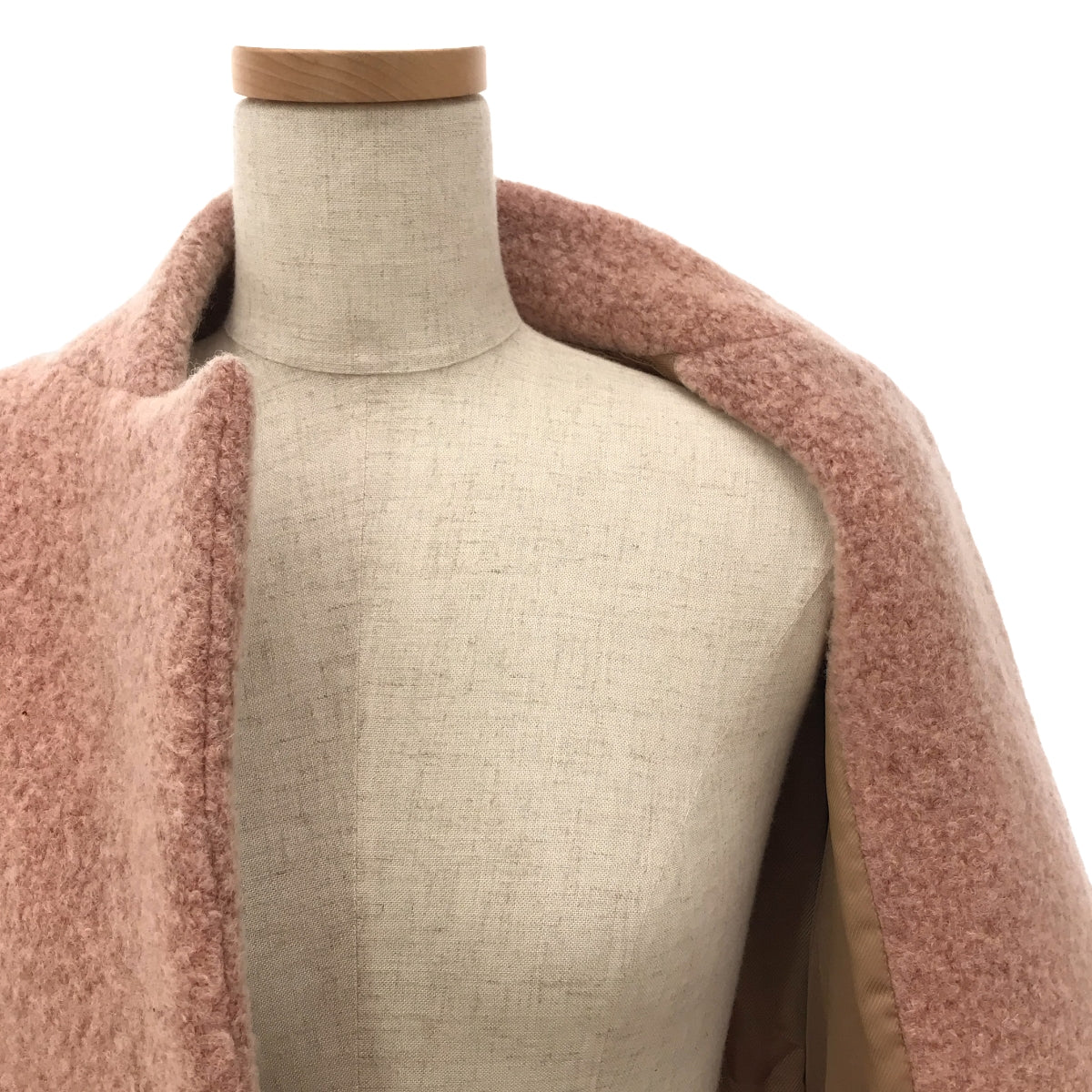 克里斯蒂安維南茨 |羊毛繭型短外套 |尺寸 40 |粉紅色 |女性的