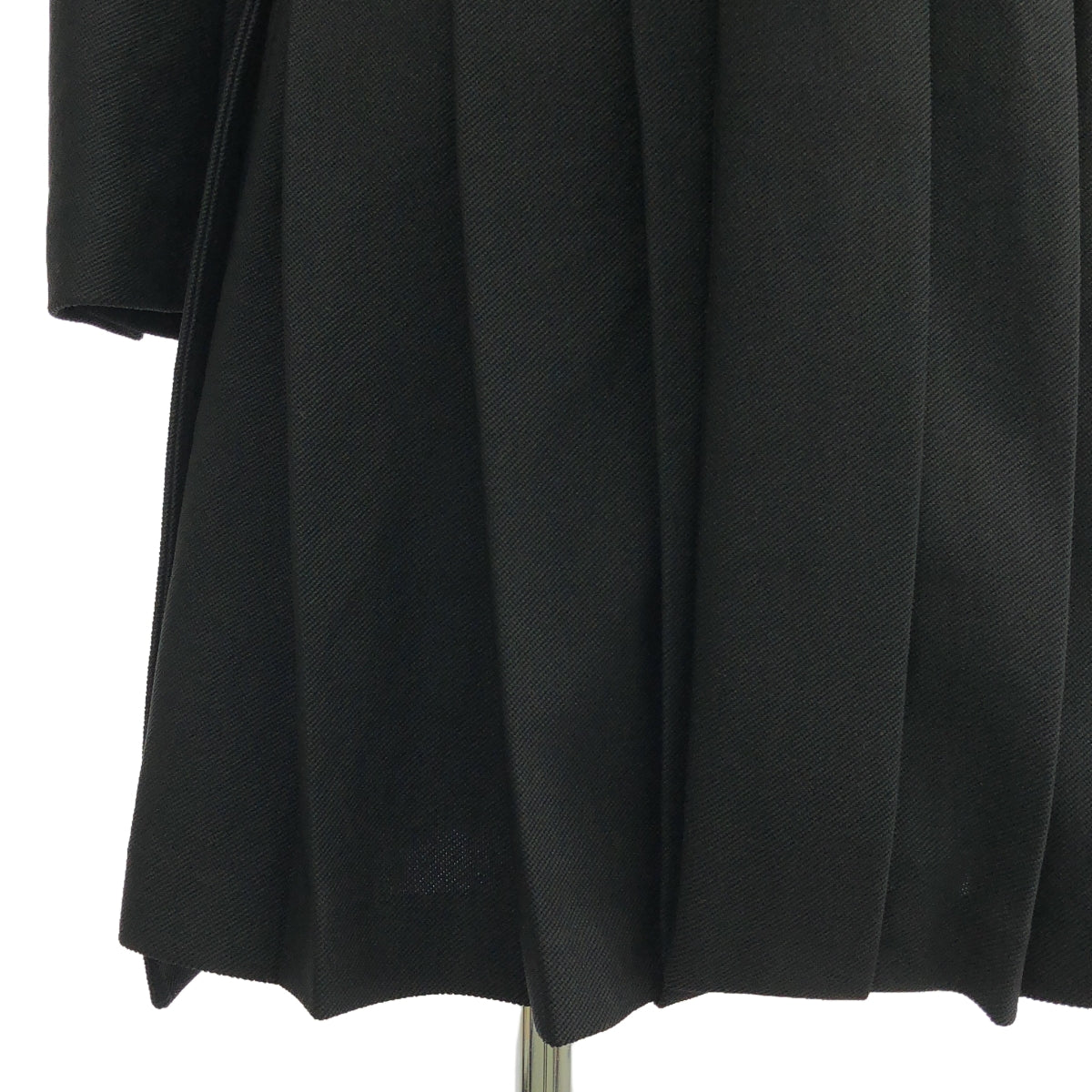 COMME des GARCONS COMME des GARCONS / コムコム | 2021AW | ベルト付 デザイン コート | S | ブラック | レディース