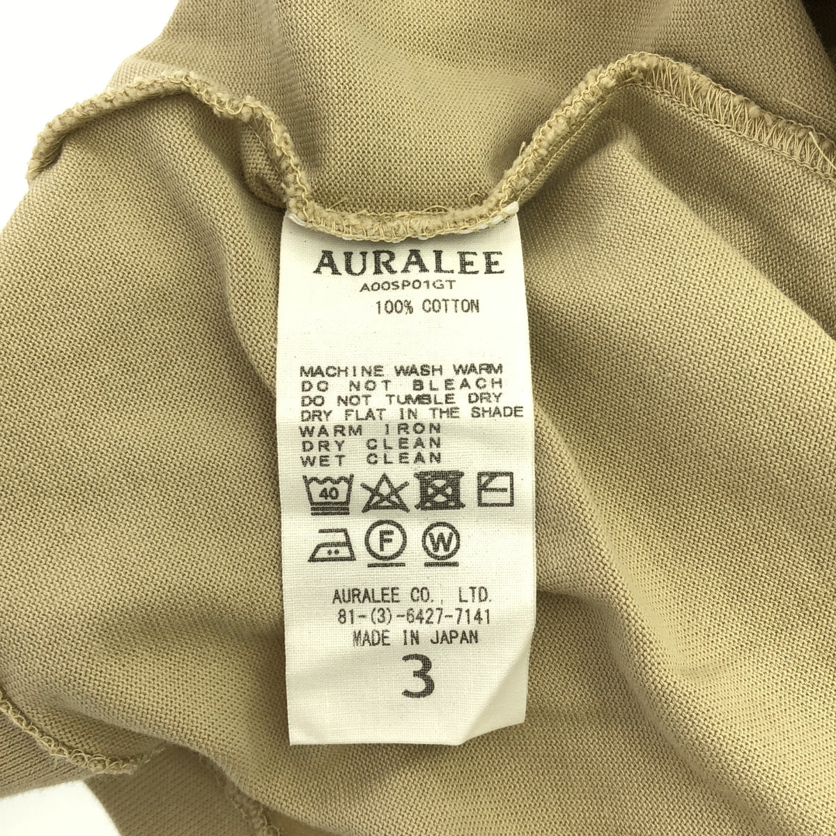AURALEE / オーラリー | LUSTER PLAITING L/S TEE ラスタープレーティング Tシャツ | 3 | メンズ