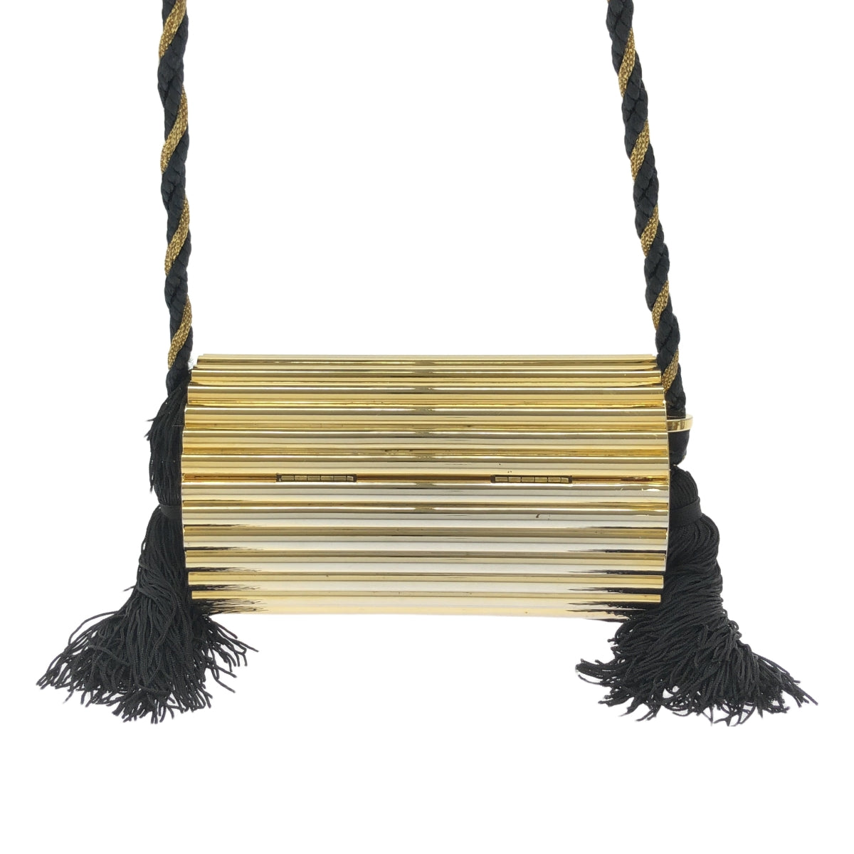 YVES SAINT LAURENT / イヴサンローラン | 1980s Tassel Evening Bag メタル タッセルショルダーバッグ |