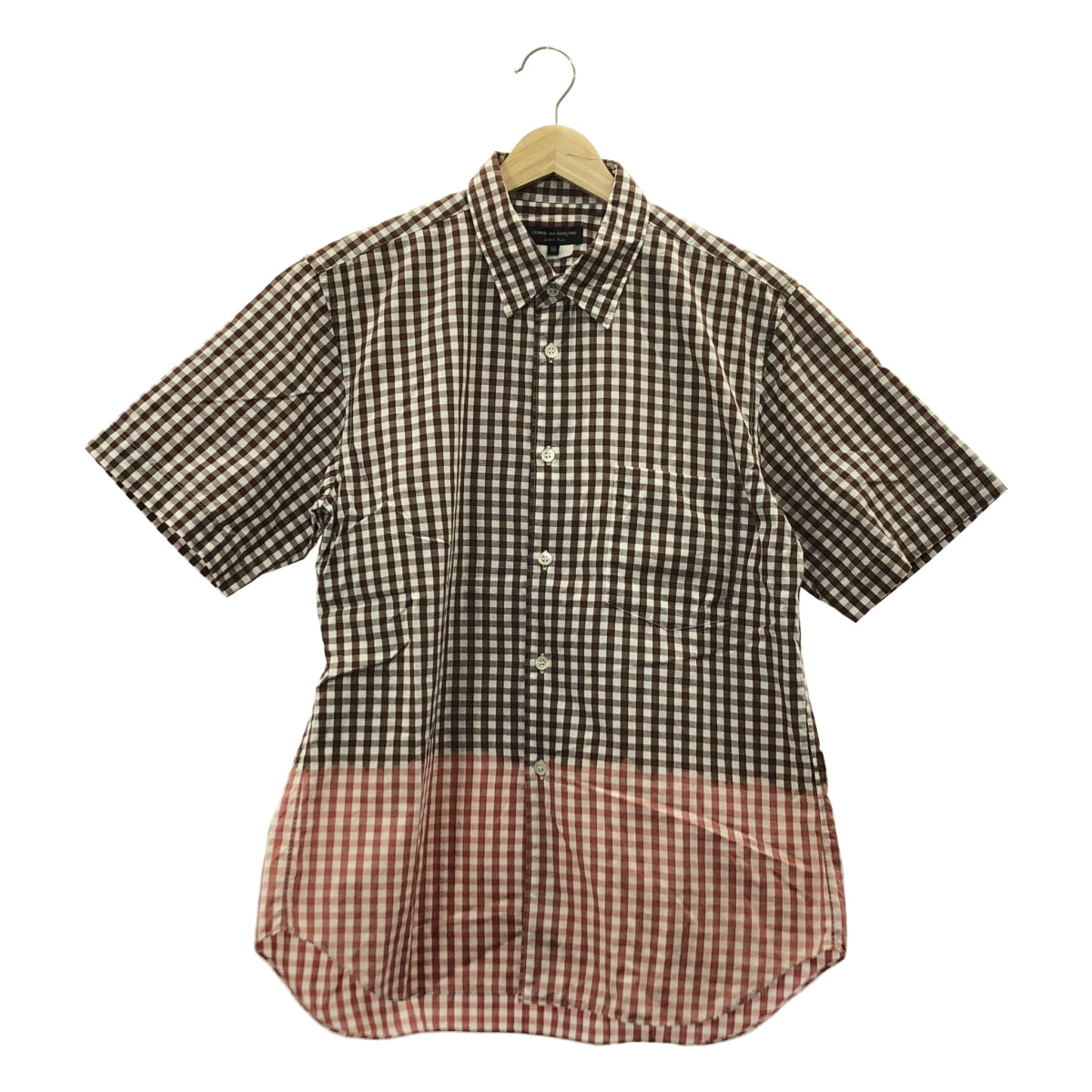 COMME des GARCONS HOMME PLUS / 콤데 갤슨 옴플루스 | 2009SS | 제품 가공 탈색 체크 레귤러 컬러 셔츠 | SS | 남성