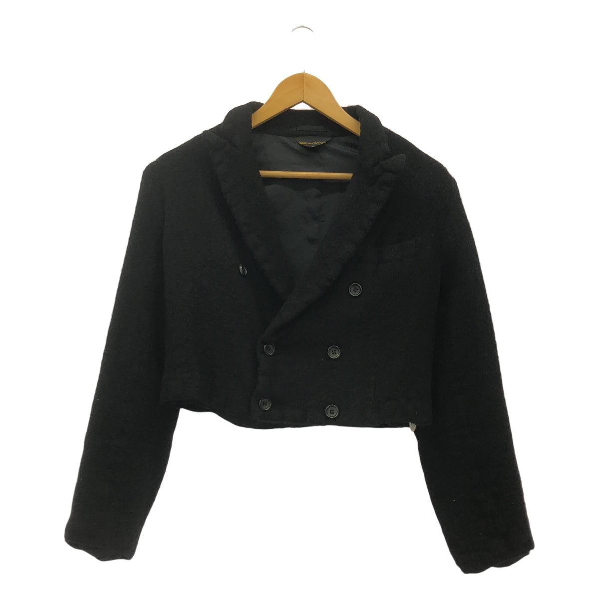 COMME des GARCONS | 2011AW | Wool shrunken double short jacket | S | Women's