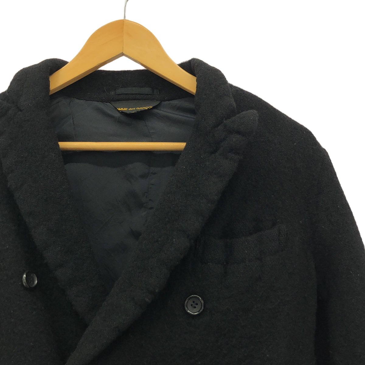 COMME des GARCONS | 2011AW | Wool shrunken double short jacket | S | Women's