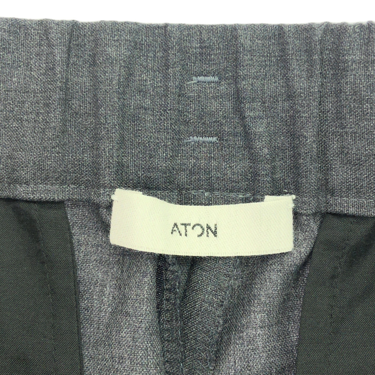 ATON / Aton | WOOL TROPICAL TAPERED EASY PANTS | 2 | Men's