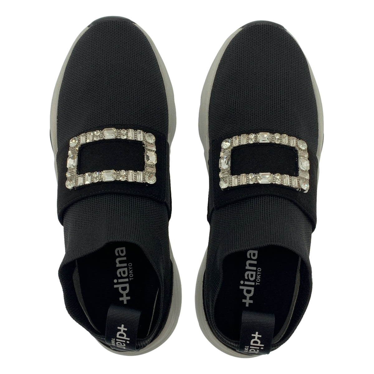 +diana / 다이애나 | +diana / 다이아나 크리스탈 버클 비쥬 양말 스니커즈 | 23.5 | 여성