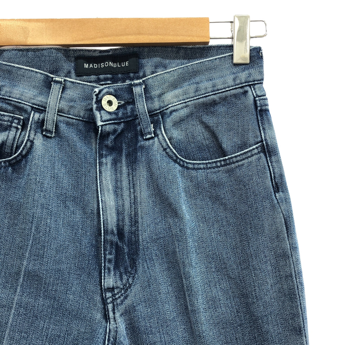 MADISON BLUE / 매디슨 블루 | HIGH WAIST FLARE DENIM 데님 팬츠 | 00 | 인디고 | 여성