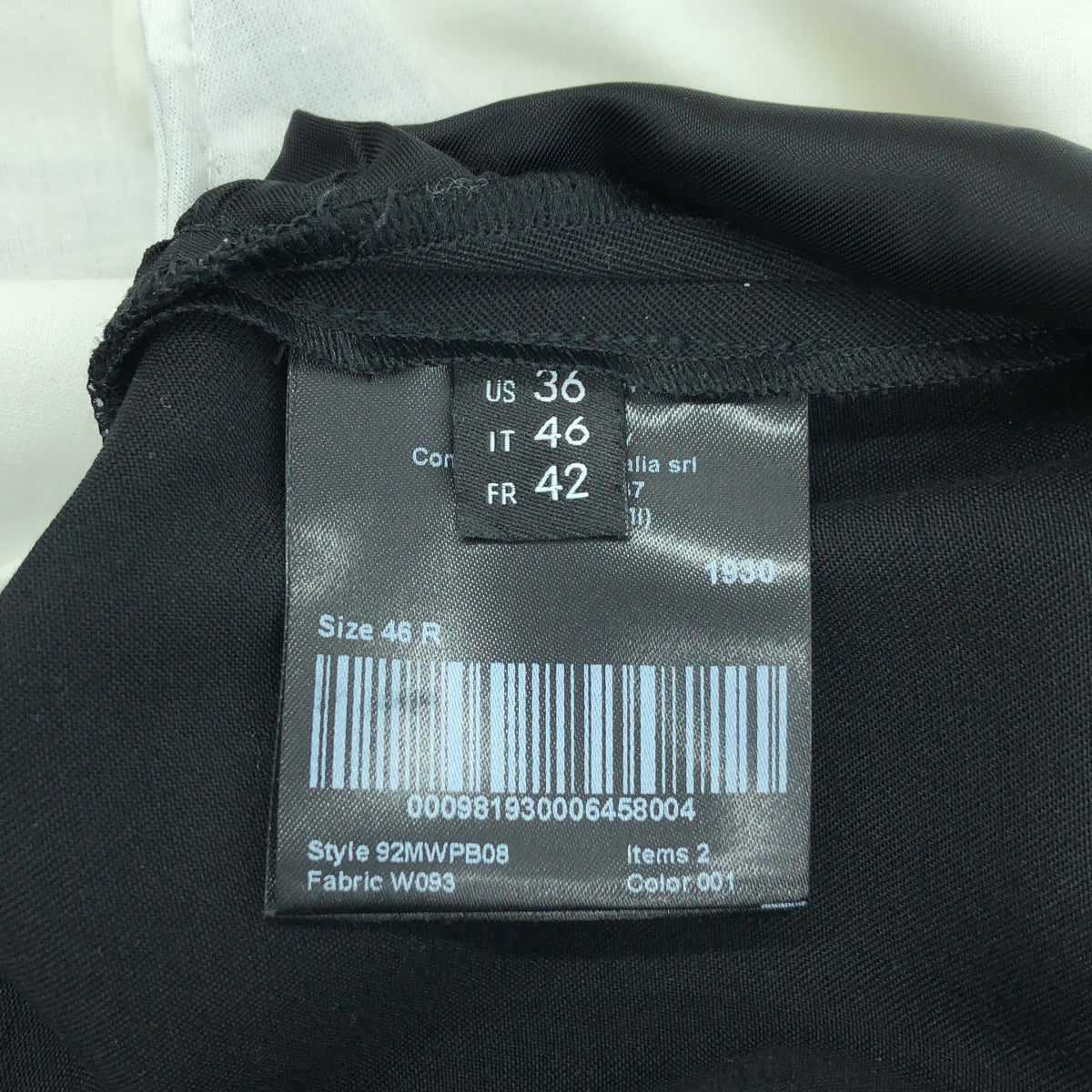 CALVIN KLEIN 205W39NYC / カルバンクライン 205ダブリュー39エヌワイシー | 2019SS | ラフシモンズ期 ウール スラックス | 36 | ブラック | メンズ
