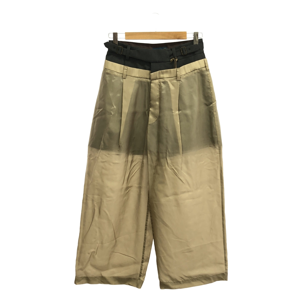 【新品】  kolor / カラー | Medium Gray パンツ | 2 | ベージュ×グレー | レディース