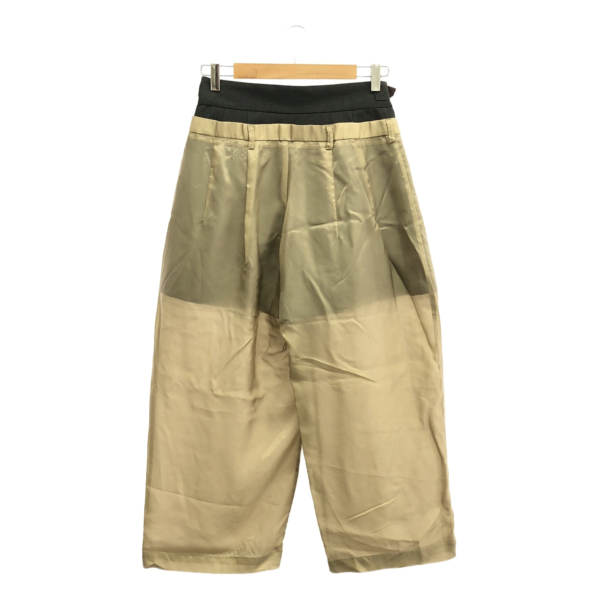 【新品】  kolor / カラー | Medium Gray パンツ | 2 | ベージュ×グレー | レディース