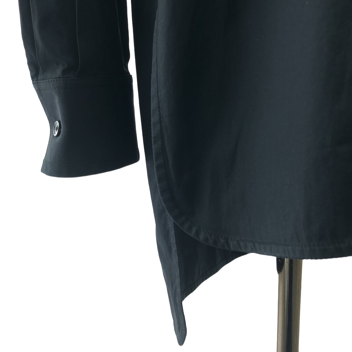 CELINE / セリーヌ | フィービー期 ショルダージップ スリット ブラウス | 36 | ブラック | レディース