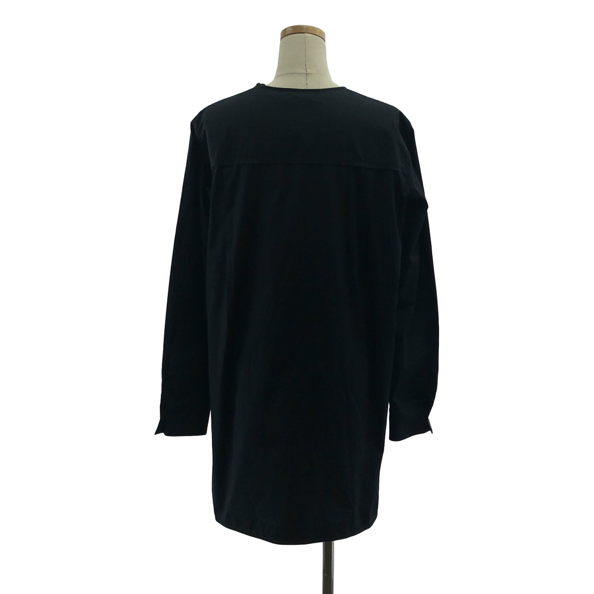 CELINE / セリーヌ | フィービー期 ショルダージップ スリット ブラウス | 36 | ブラック | レディース