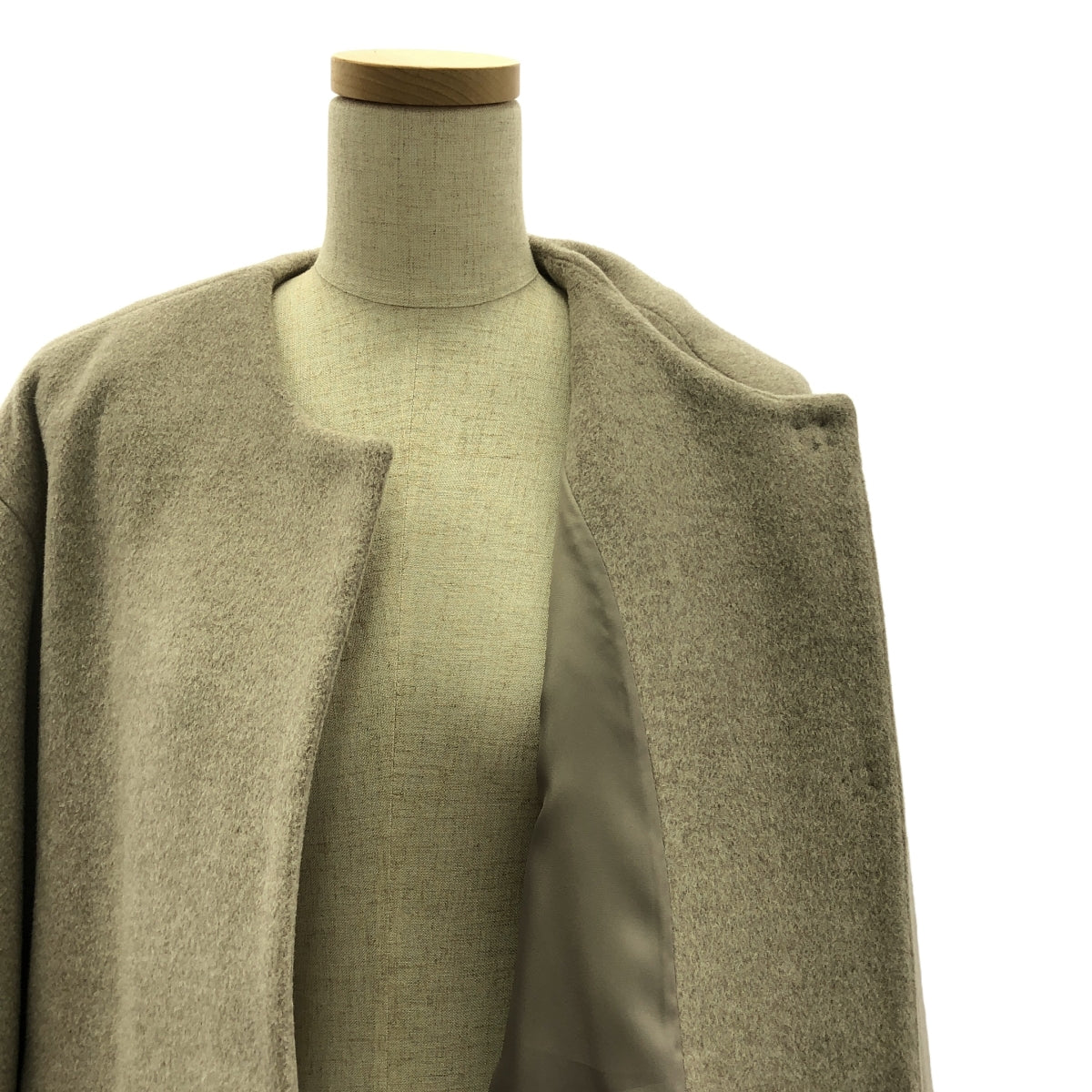 JOURNAL STANDARD relume | 2023AW | Superfine Beaver Crew Neck Coat | 38 | Women's