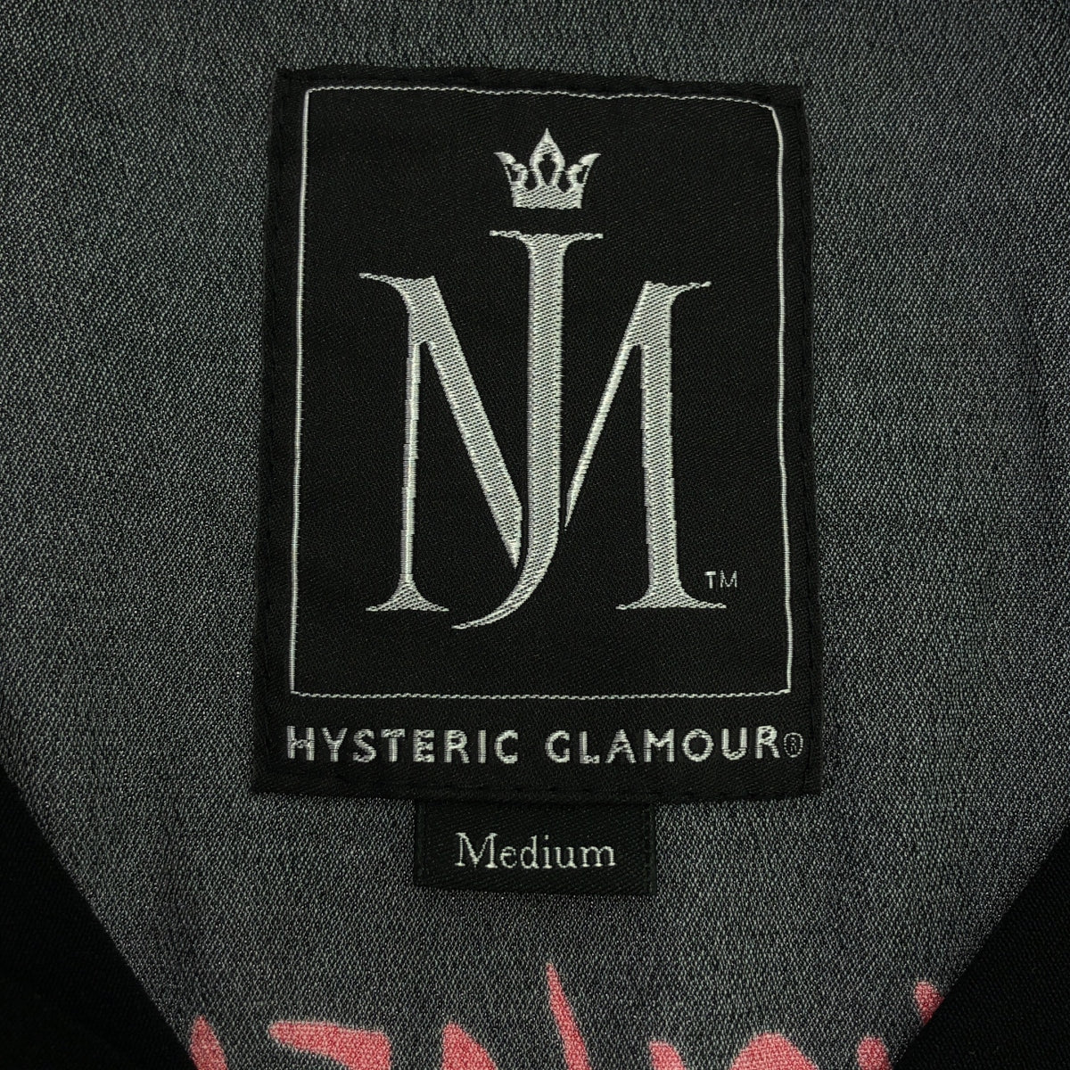 HYSTERIC GLAMOUR / Hysteric Glamour | × MICHAEL JACKSON / THRILLER / Rayon back print open collar shirt | M | Men's