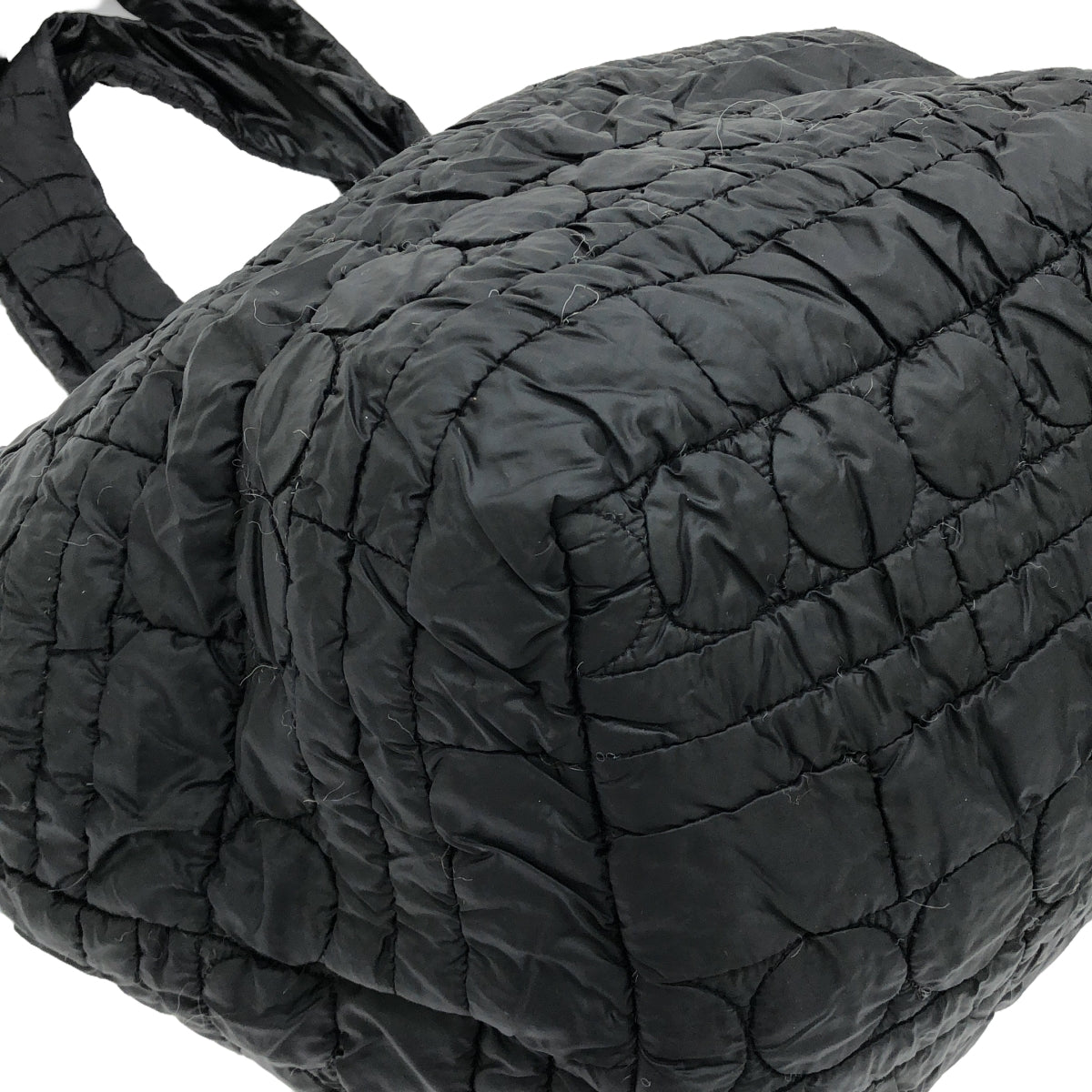 【美品】 DANIELA GREGIS / ダニエラグレジス | big bag / キルティング トートバッグ / 手提げバッグ付き | ブラック | レディース