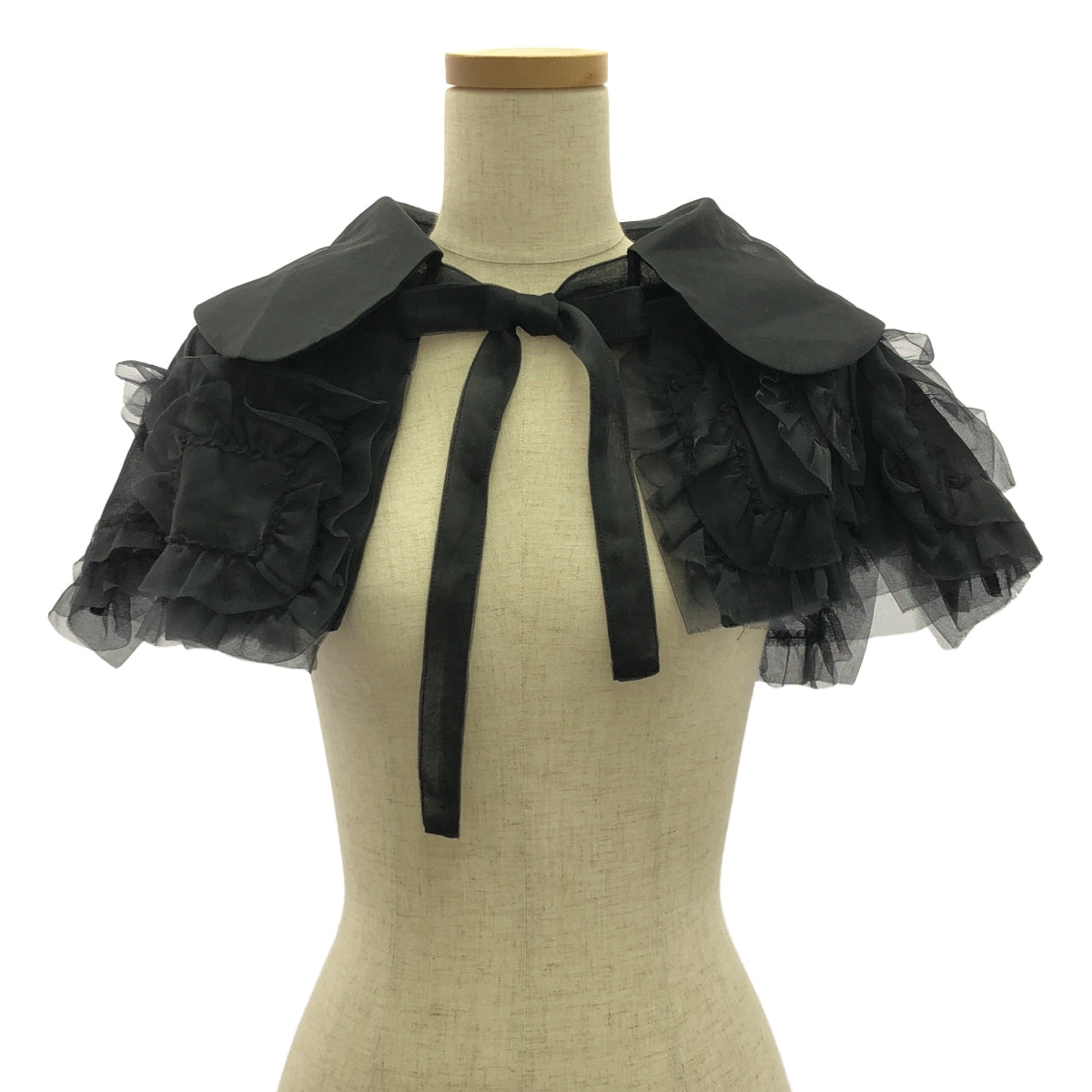 COMME des GARCONS GIRL | Nylon frill round collar |