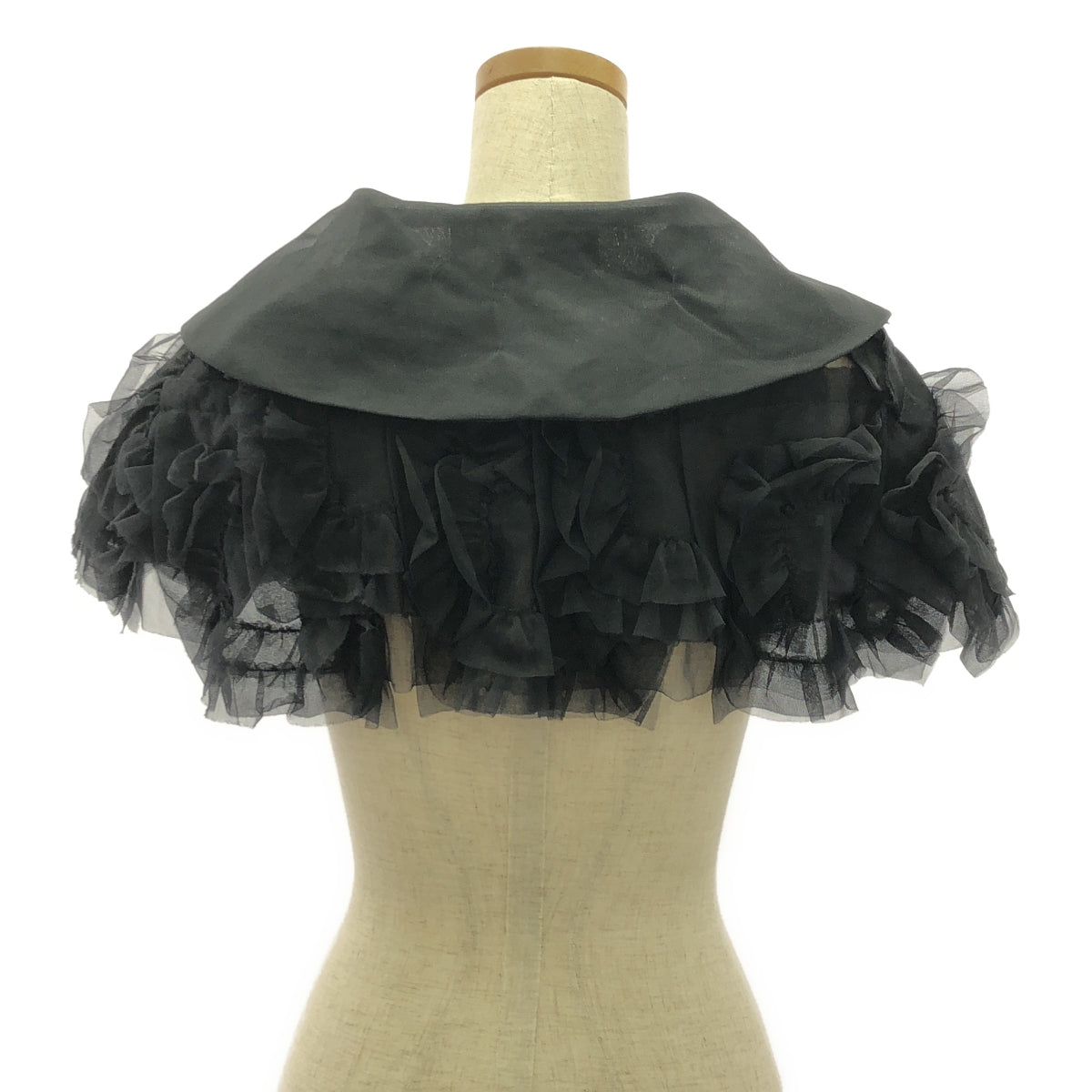 COMME des GARCONS GIRL | Nylon frill round collar |