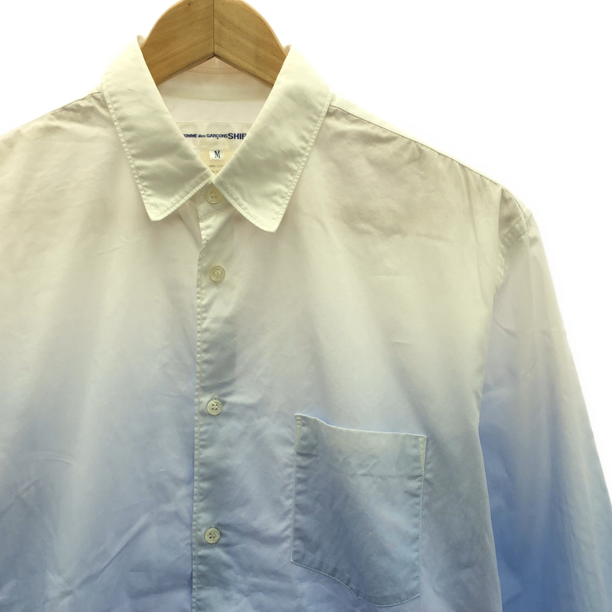 COMME des GARCONS SHIRT / コムデギャルソンシャツ | 2009SS | グラデーション コットン シャツ | M | メンズ