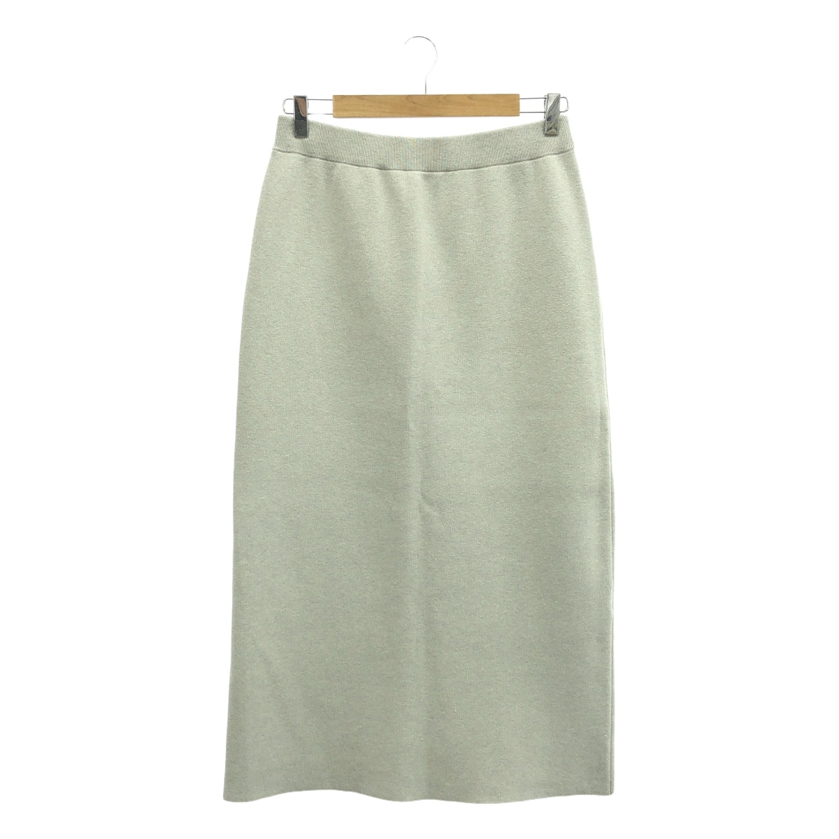 ebure / 에불 | Bright Sponge Knit Skirt 니트 스커트 | 38 | 회색 | 여성