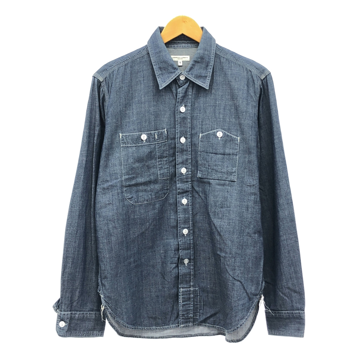 Engineered Garments / 엔지니어드 가멘츠 | WORK SHIRT COTTON DENIM 데님 워크 셔츠 | S | 남성