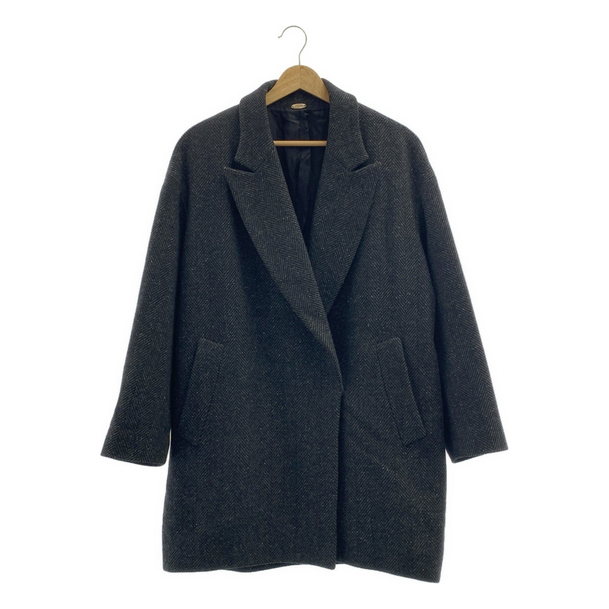 [Deuxieme Classe] ネップツイード ハーフコート Deuxieme Classe / ドゥーズィエムクラス | ウール ネップツイード