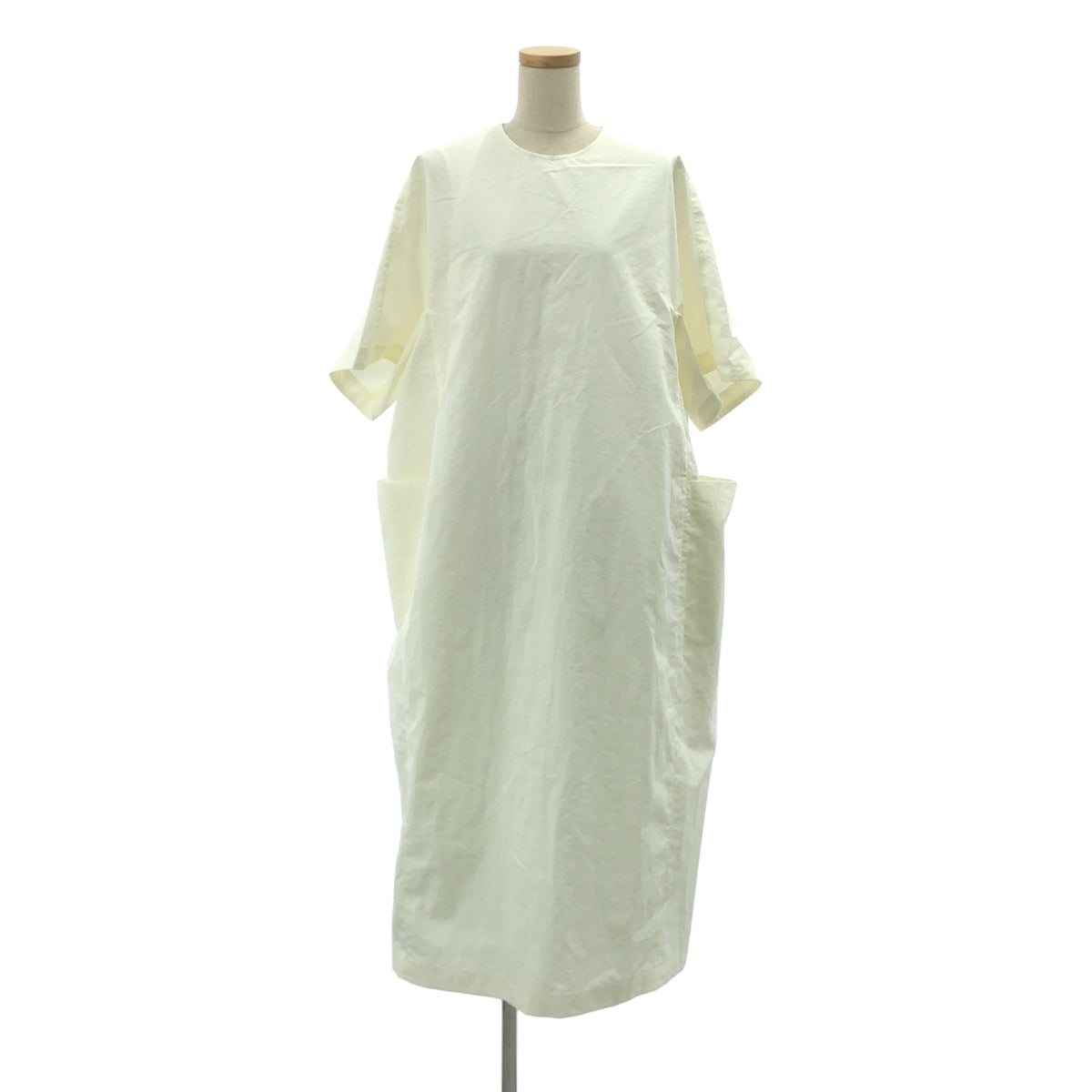 【新品】 LOHEN / ローヘン | 2025SS | GUSSET COCOON ONE PIECE ガゼット コクーン ワンピース | F | ホワイト | レディース