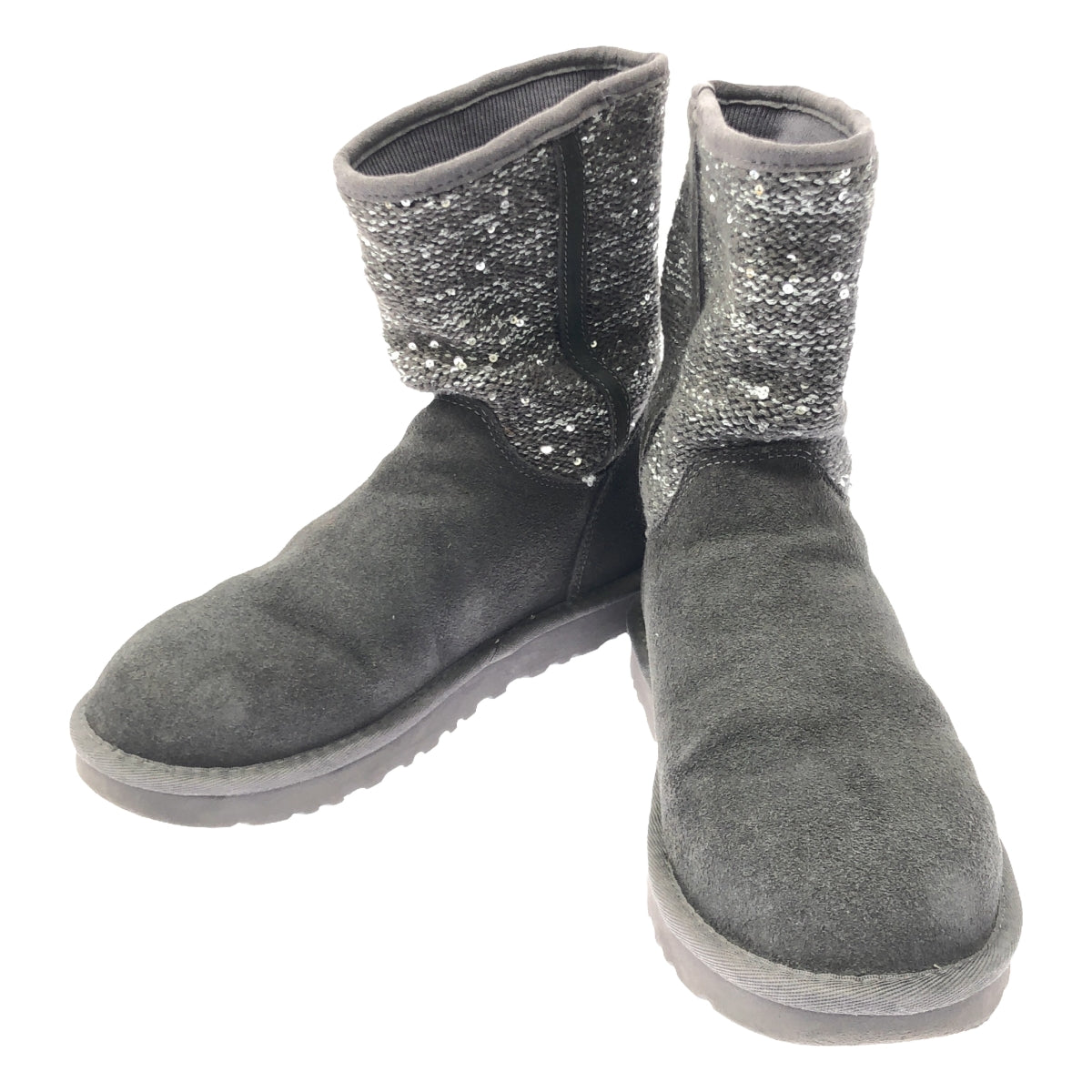 レビュー高評価の商品 UGG グレー スエード ショートブーツ 靴