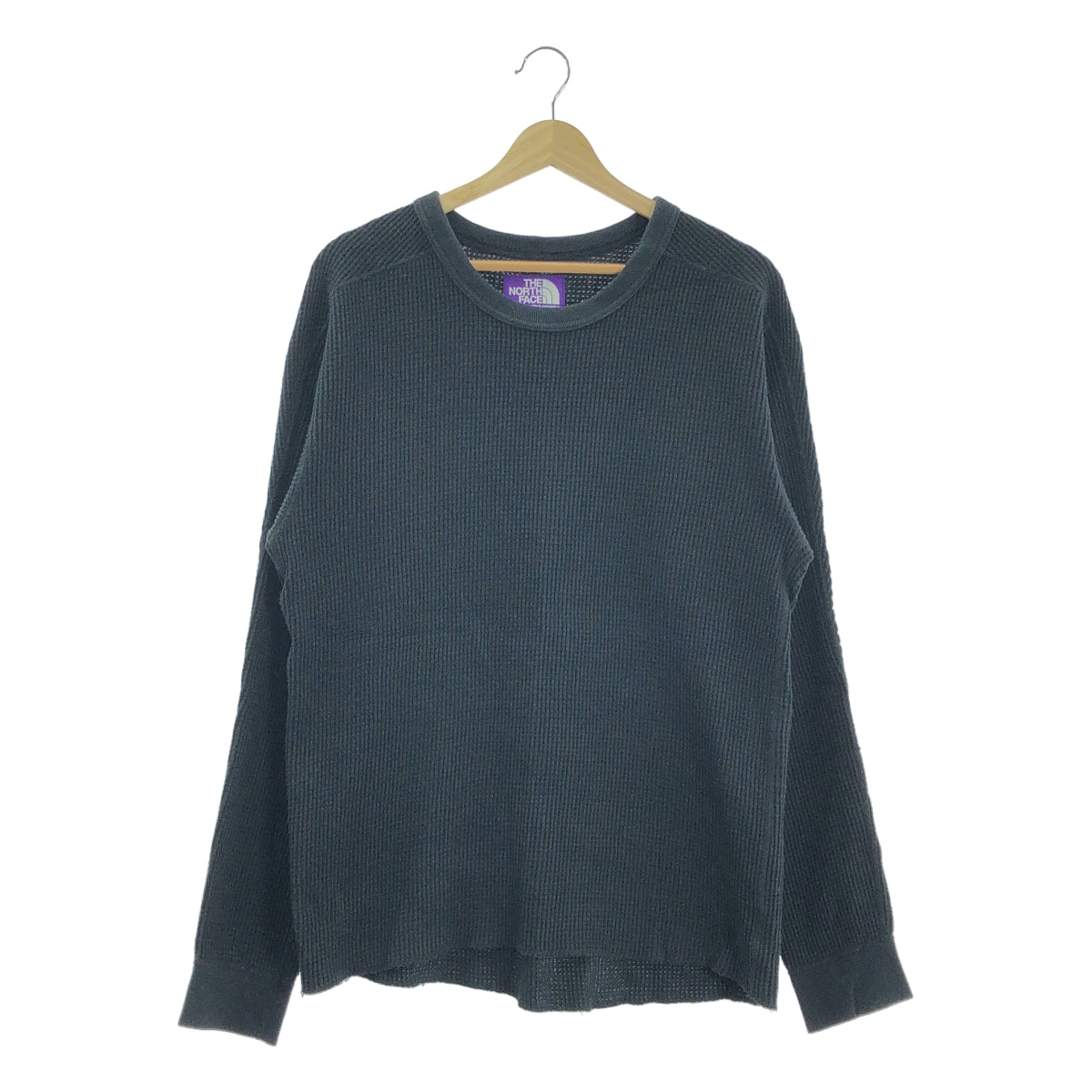 THE NORTH FACE PURPLE LABEL / 자노스 페이스 퍼플 라벨 | Crew Neck Thermal Shirt 크루넥 열 티셔츠 | L | 블랙 | 남성