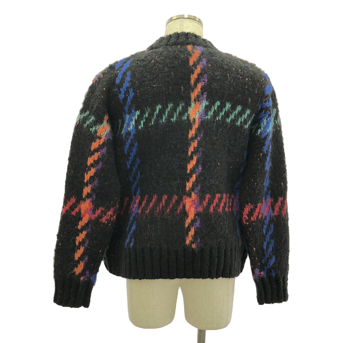 sacai | 2023AW | Jacquard Knit Pullover | 1 | Black/Multicolor | Men's