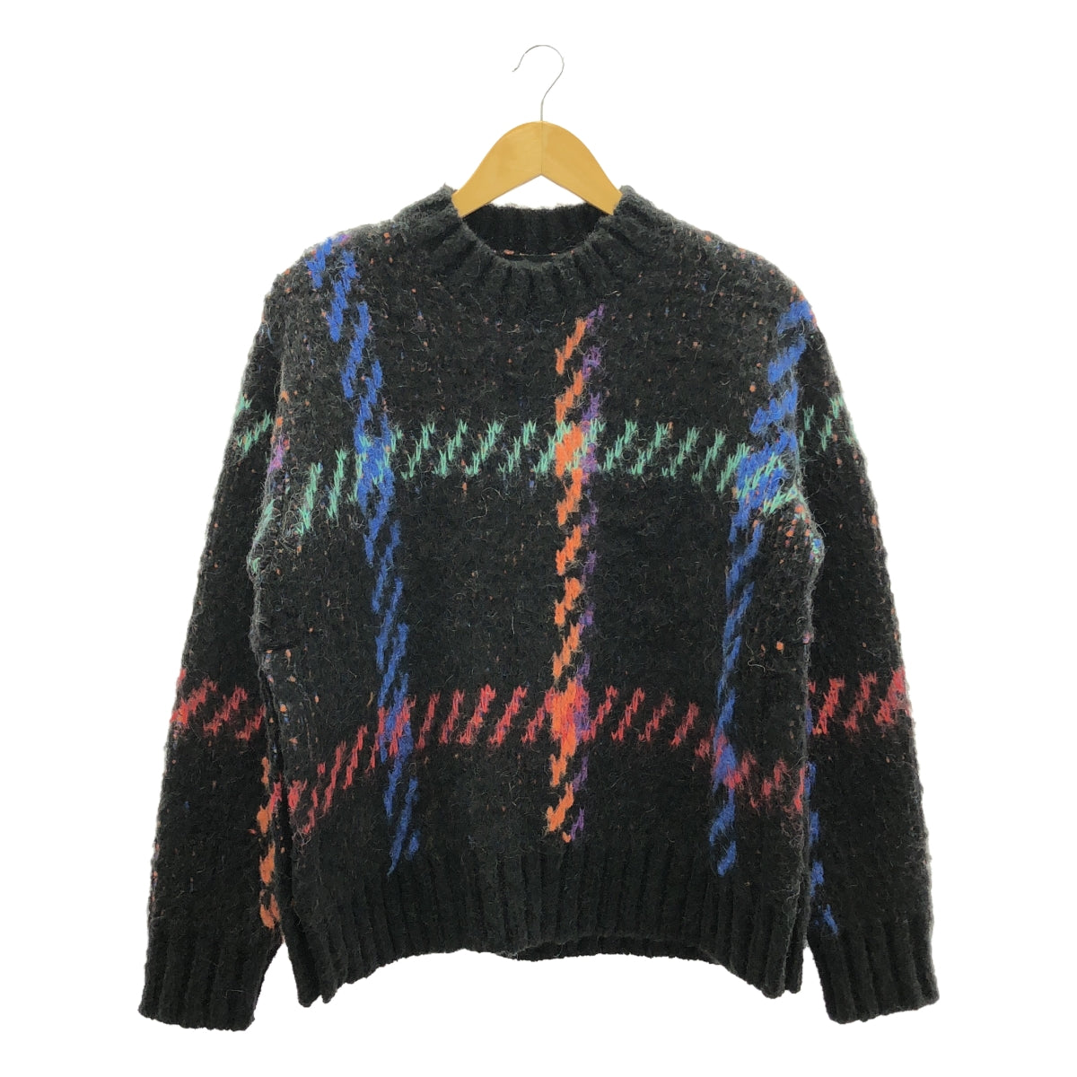 sacai | 2023AW | Jacquard Knit Pullover | 1 | Black/Multicolor | Men's