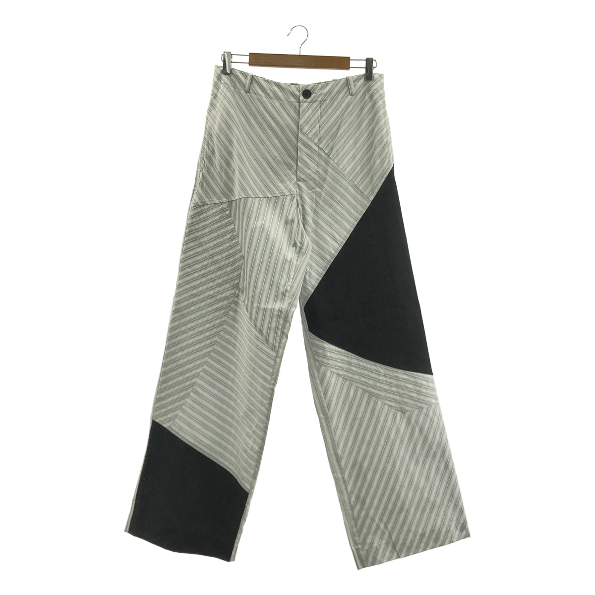 Kiko Kostadinov / 키코 코스타디노프 | 2023AW | ASPASIA TROUSER 스트라이프 패널 전환 와이드 팬츠 | 44 | 남성