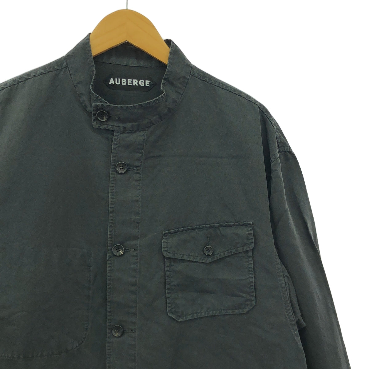 AUBERGE / オーベルジュ | QUARTIER LATIN フォレスティエール リネンコットン 製品染め ジャケット | 44 | メンズ