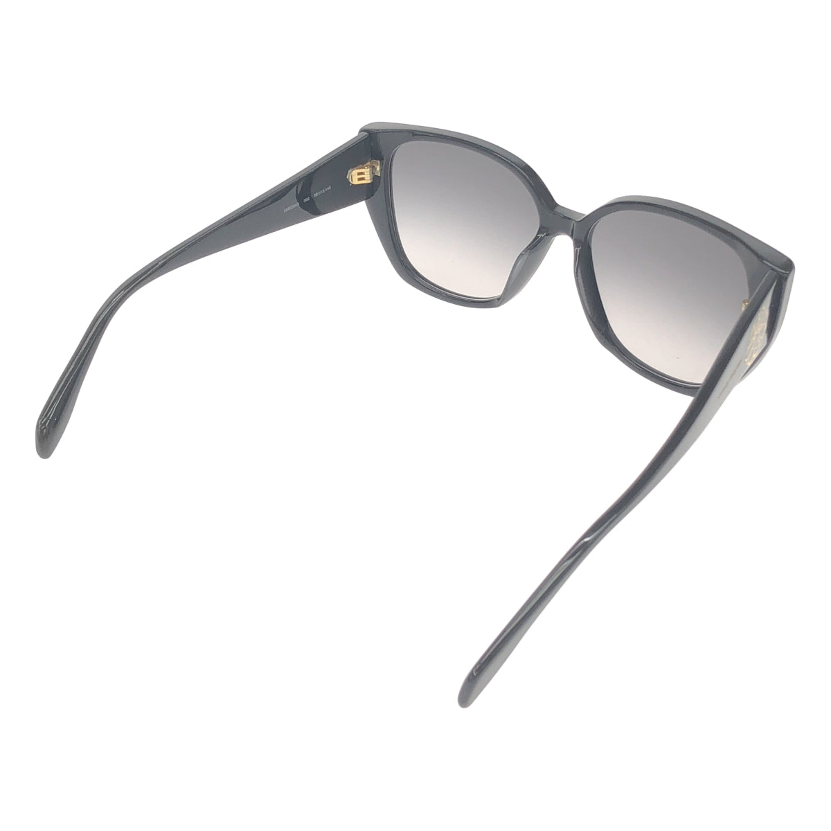 【미품】 ALEXANDER MCQUEEN / 알렉산더 맥퀸 | 웰링턴형 선글라스 | 58◻︎15-145 | 블랙