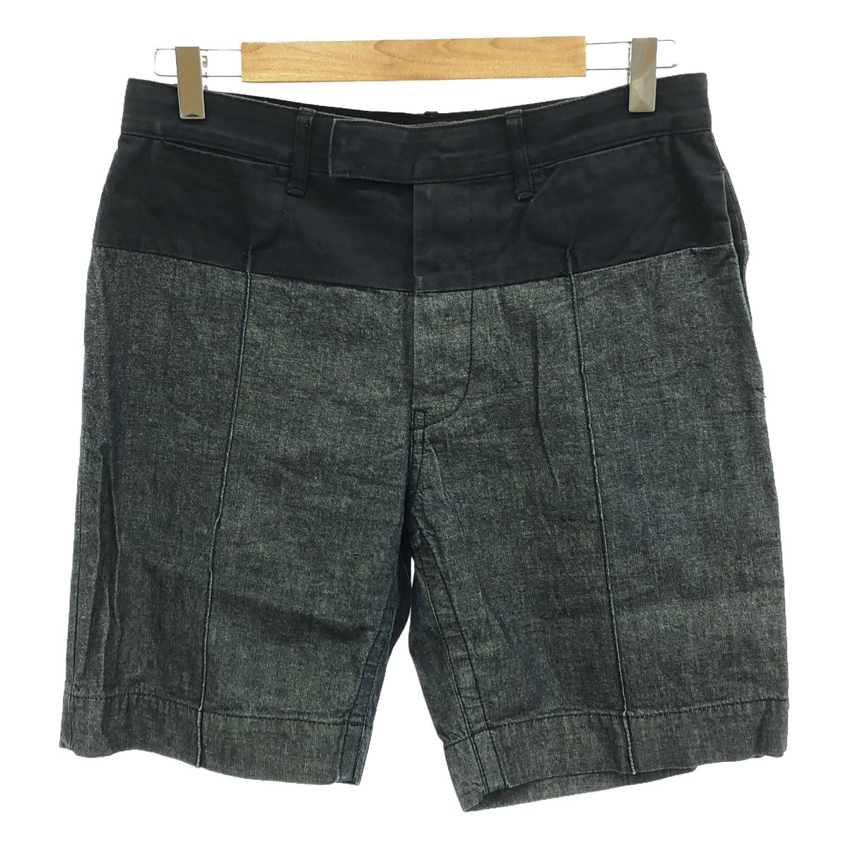 sacai | Cotton Switch Shorts | 1 | Black/Grey | Men's