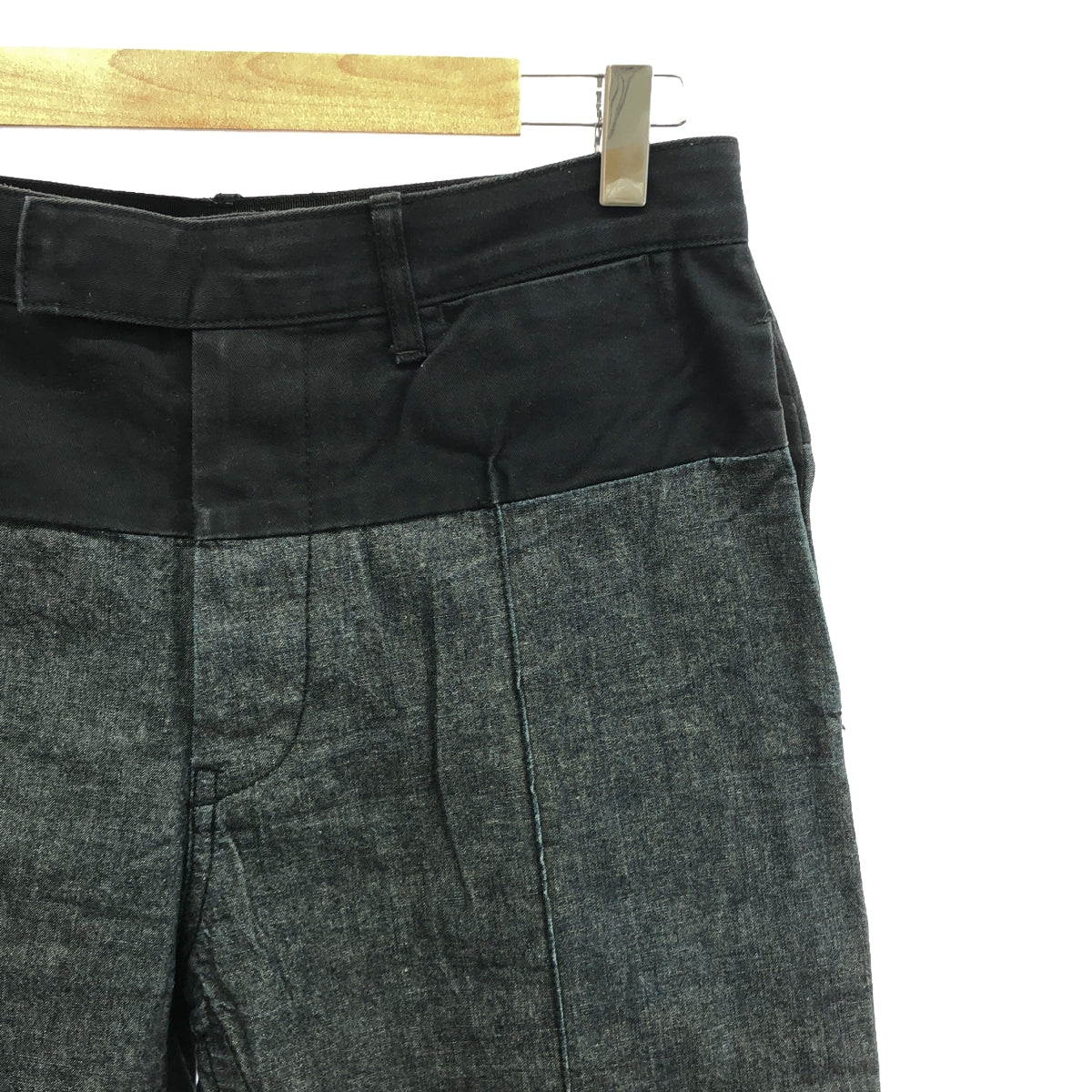 sacai | Cotton Switch Shorts | 1 | Black/Grey | Men's