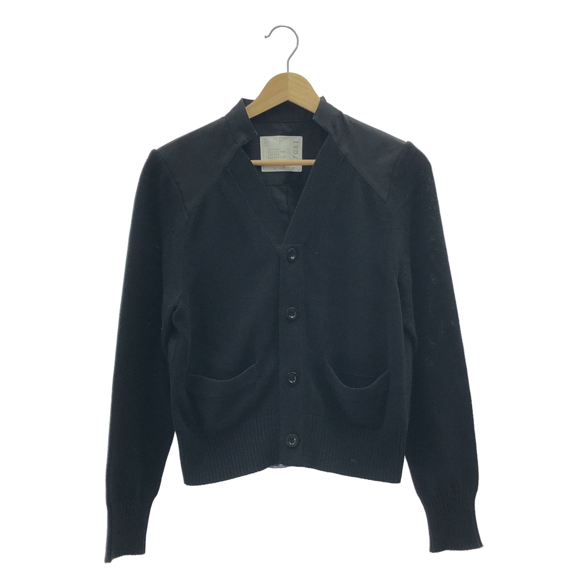 sacai / サカイ | 2024 | Cotton Gabardine × Knit Cardigan ニット カーディガン | 2 |