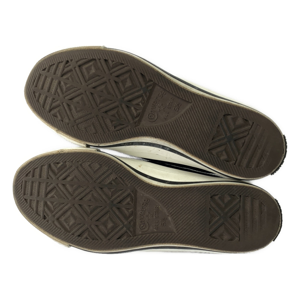 CONVERSE / 컨버스 | ONE STAR J 원스터 가죽 로우 컷 스니커즈 일본제 | 5.5 | 블랙 |