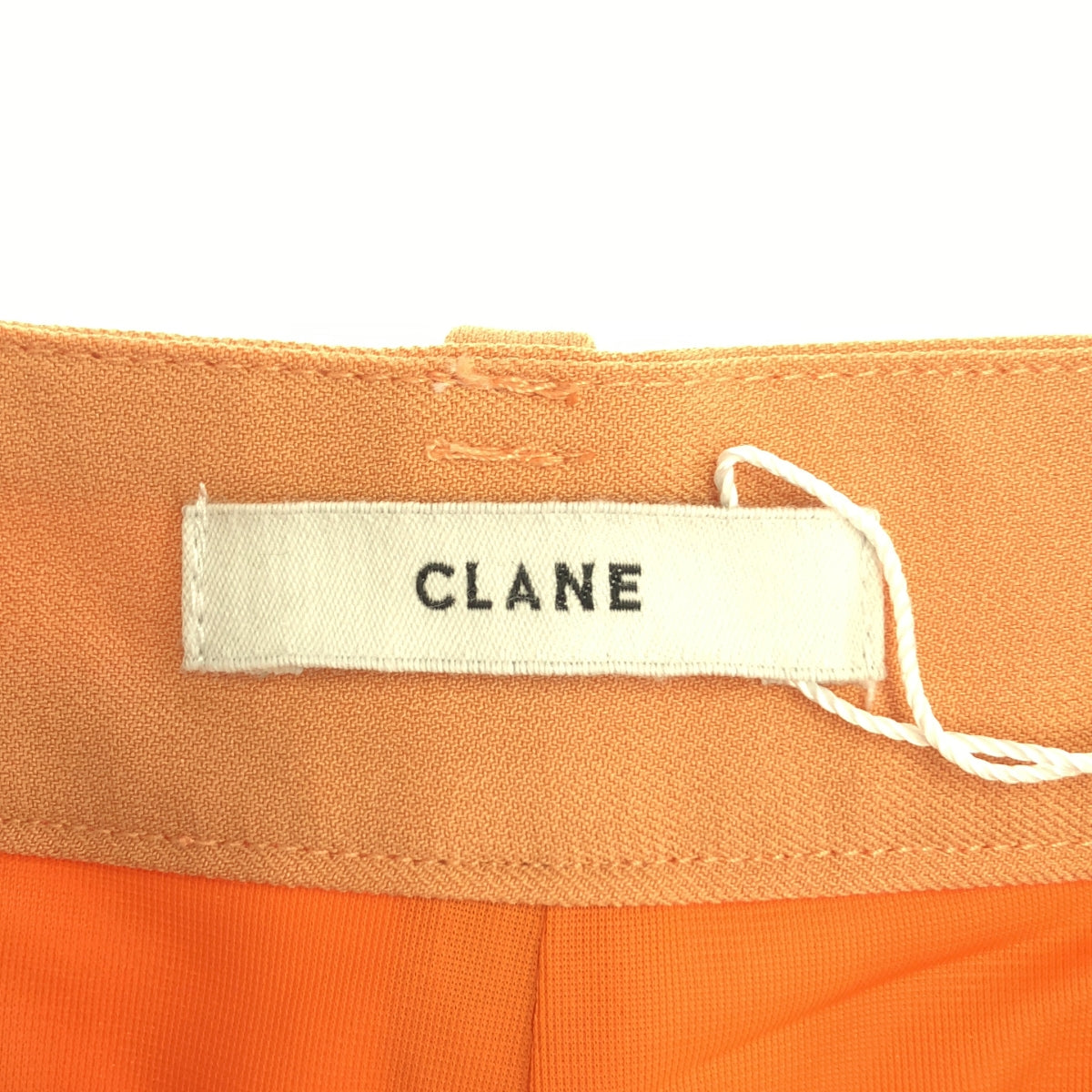 【新品】 CLANE / クラネ | 2021SS | BASIC TUCK PT ベーシックタックパンツ | 2 | オレンジ | レディース