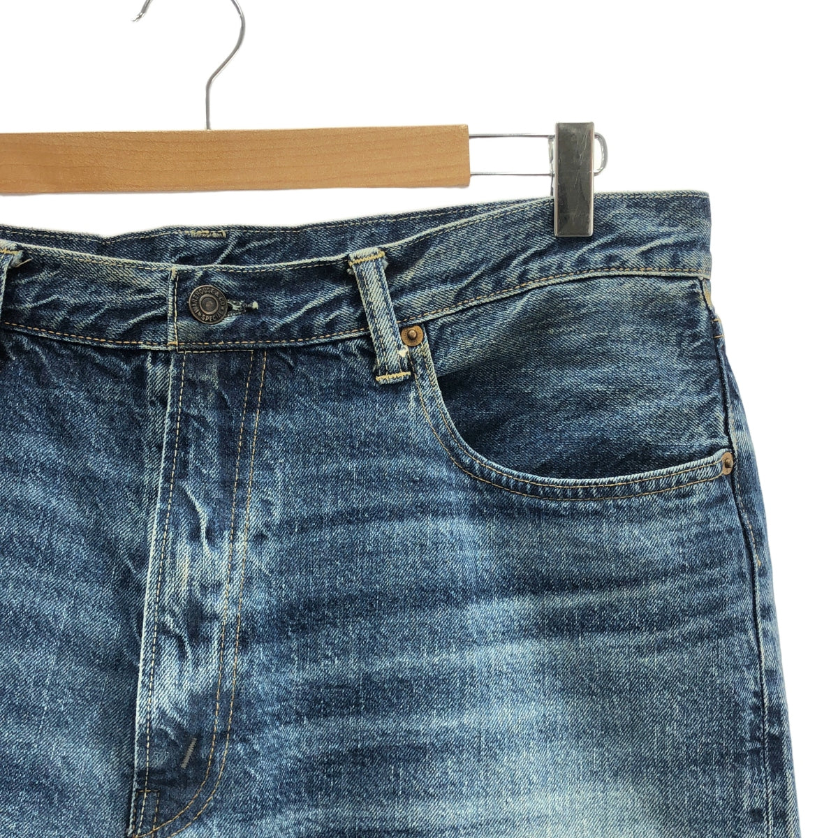 WAREHOUSE / Warehouse | 2ND-HAND 1105 (USED WASH) Secondhand Tapered Denim Pants | W38 | Men's