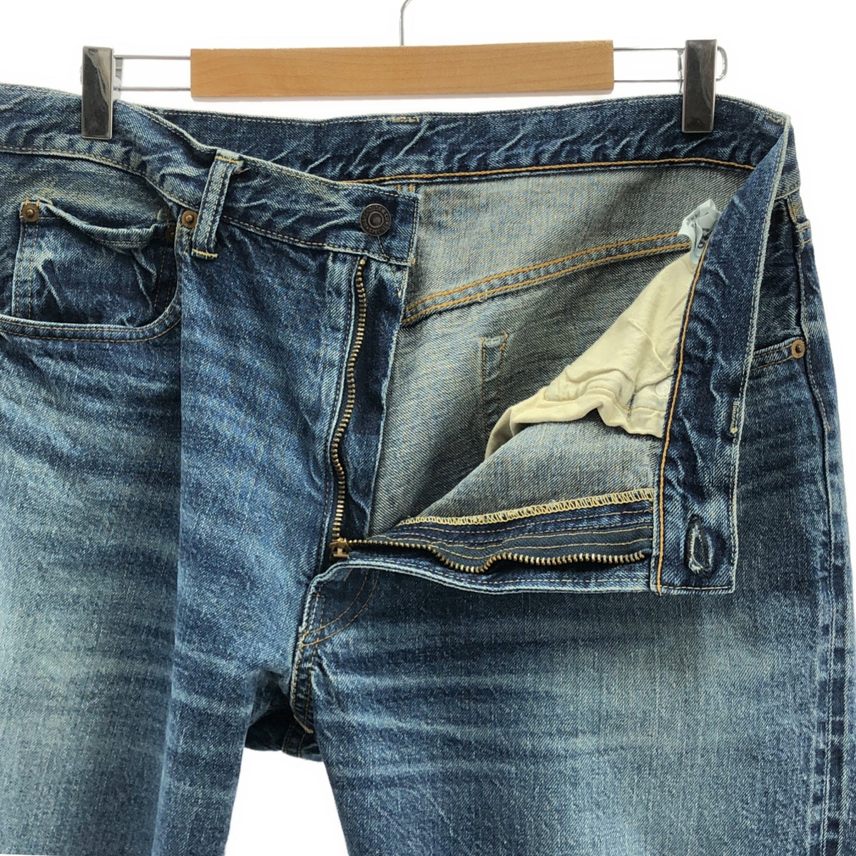 WAREHOUSE / Warehouse | 2ND-HAND 1105 (USED WASH) Secondhand Tapered Denim Pants | W38 | Men's
