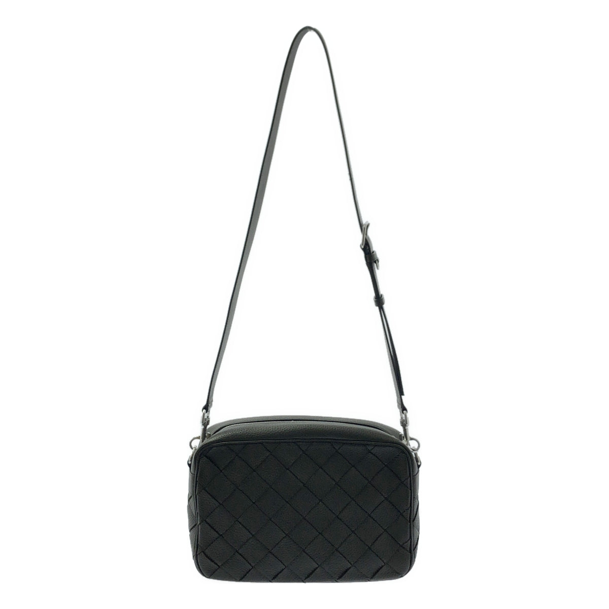【新品】 BOTTEGA VENETA / ボッテガヴェネタ | 2024AW | Intrecciato Medium Shoulder Bag イントレチャート レザー ミディアム ショルダーバッグ | ブラウン | メンズ