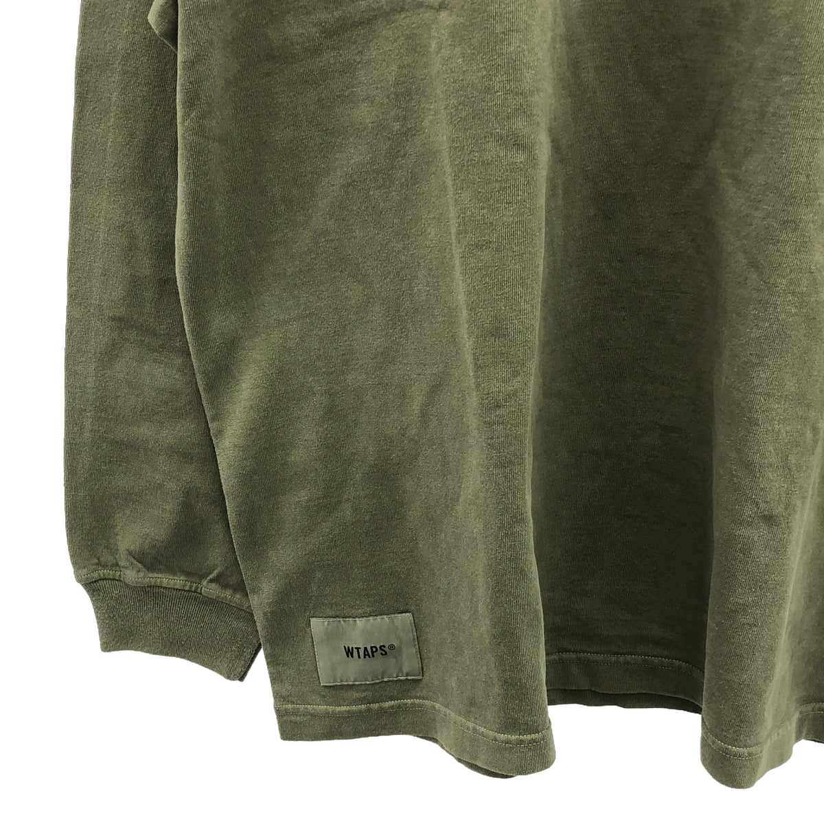 【新品】 WTAPS / ダブルタップス | SPEC/LS/COTTON ウォッシュ加工 ロングスリーブ Tシャツ | 4 | カーキ | メンズ