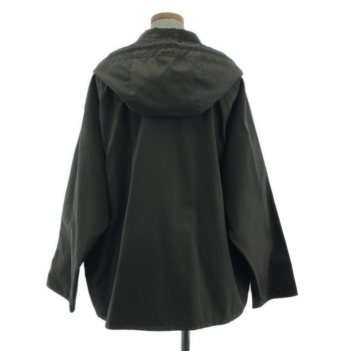Barbour / バブアー | × TOMORROWLAND OVERSIZED HIKING ウールコットンツイル フーデッド コート | 38 | レディース
