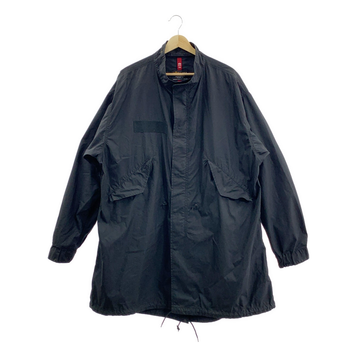 ALPHA INDUSTRIES / 알파 인더스트리즈 | 드로우 스트링 밀리터리 모드 코트 | L | 남성